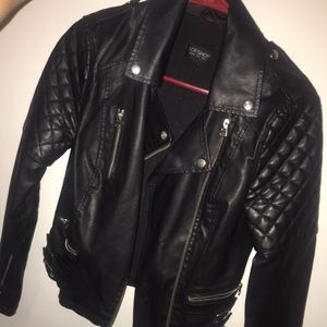 Faux Leather Jacket